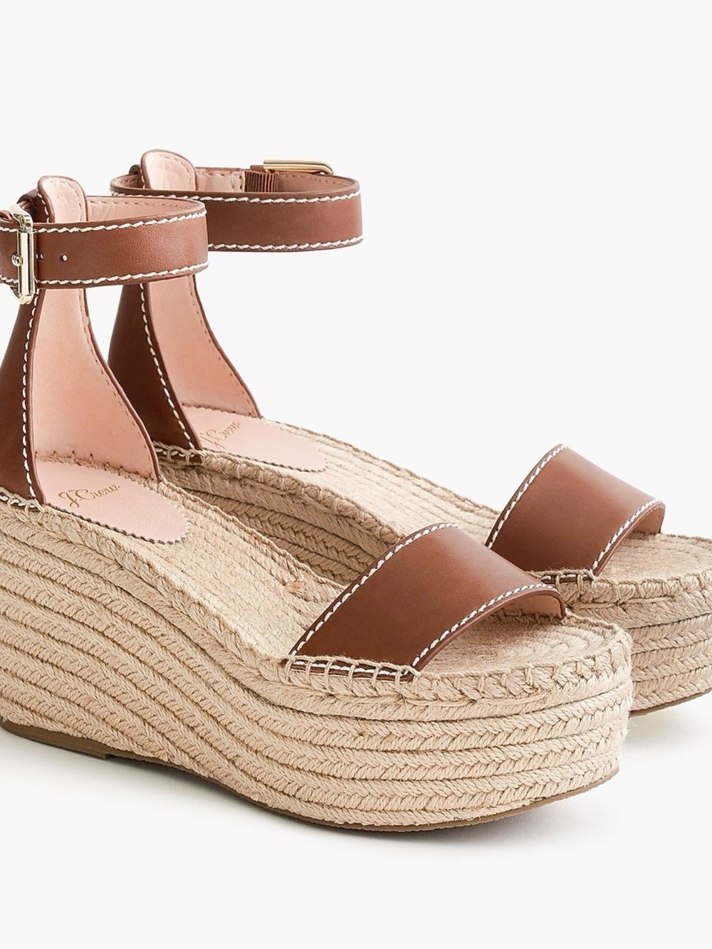J Crew Wedge Espadrille Sandals in Brown - Women